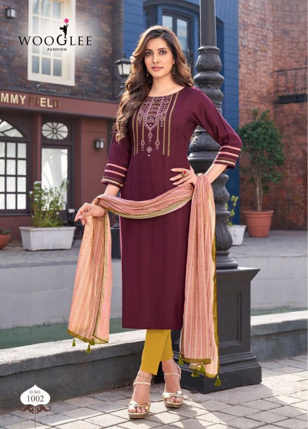 Wooglee Vaani Styles Rayon Exclusive Designer Readymade Collection